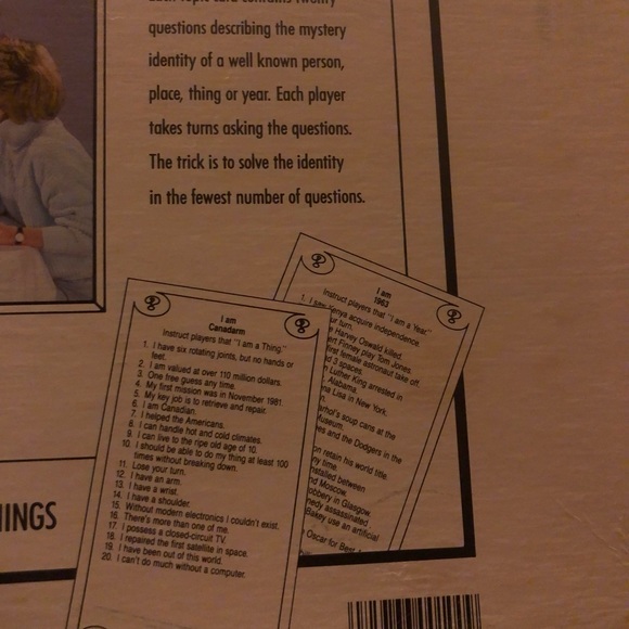 Vintage 1987 Twenty Questions Game - Picture 8 of 14